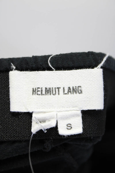 Helmut Lang Womens Elasticated Drawstring Waist Jogger leggings Black Size S