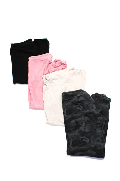 Monrow Women's Drawstring Waist Tapered Leg Jogger Pant Pink Size XS Lot 4