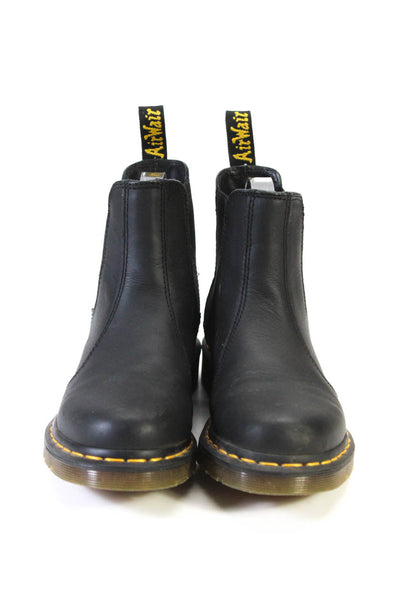 Dr. Martens Womens Round Toe Darted Elastic Slip-On Ankle Boots Black Size EUR38