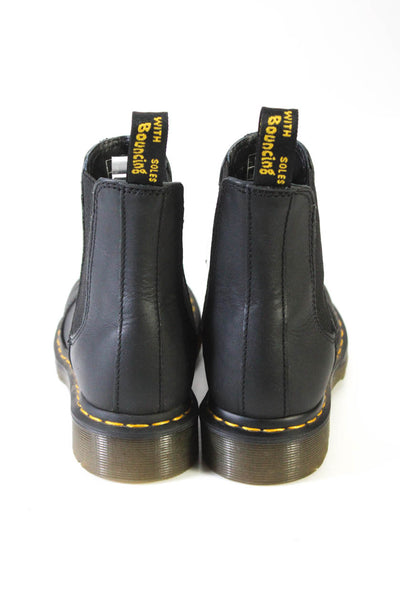 Dr. Martens Womens Round Toe Darted Elastic Slip-On Ankle Boots Black Size EUR38