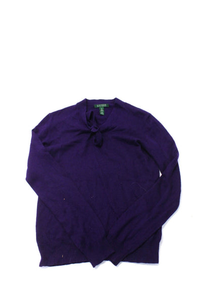Ralph Lauren Lauren Ralph Lauren Womens Knit Sweaters Purple Size M XL Lot 2