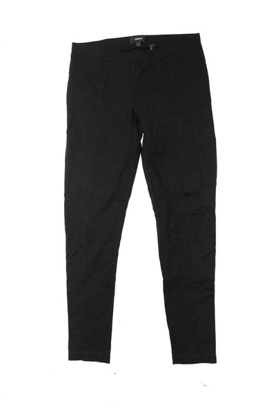 Theory Womens Ankle Leggings Pleated Dress Trousers Black Gray Size P 0 00 Lot 3