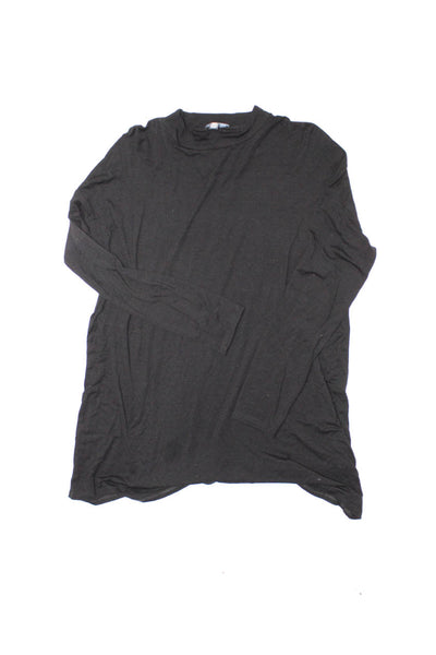 Eileen Fisher Club Monaco Womens Jersey Tunic Tops Black Gray Size P XS Lot 2