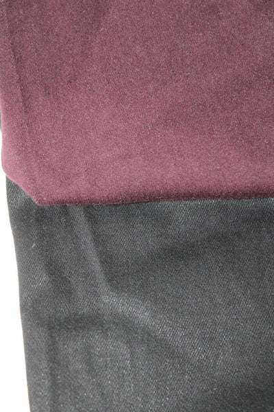 Paige Joes Jeans Womens High Rise Skinny Jeans Purple Black Size 25 26 Lot 2