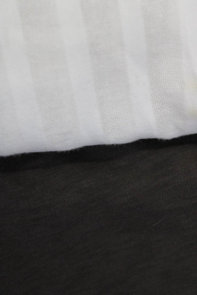 Rag & Bone Women's V-Neck Short Sleeves Basic T-Shirt Gray Size S Lot 2
