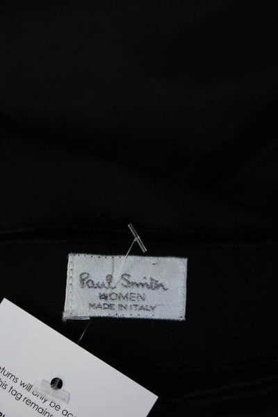 Paul Smith Women's Zip Closure A-Line Mini Lined Skirt Black Size S