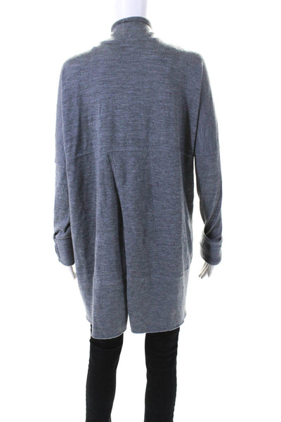 Lululemon Women's Long Sleeves Open Front Cardigan Sweater Gray Size 8