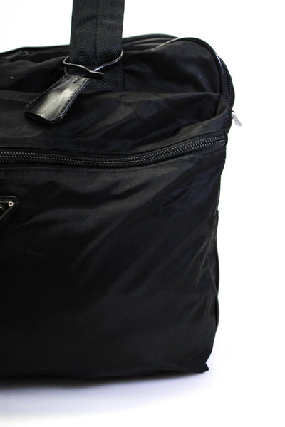 Prada Unisex Tessuto Nylon Adjustable Messenger Shoulder Bag Handbag Black