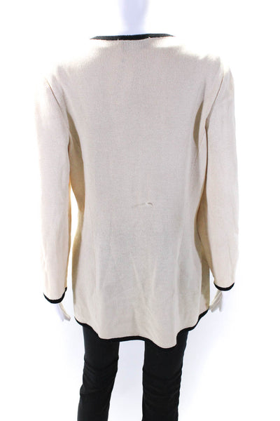 St. John Collection By Marie Gray Women's Long Sleeves Cardigan Beige Size 6