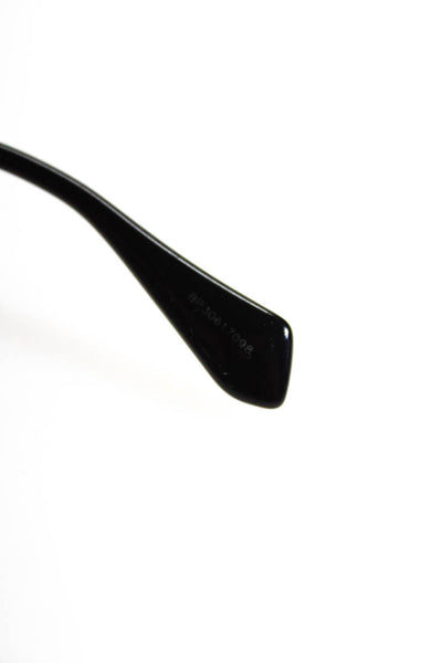 Miu Miu Womens SMU 11Q Thick Rim Glasses Black Silver Tone Metal Plastic