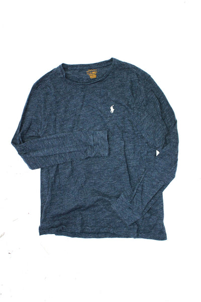 Polo Ralph Lauren J Crew Mens Cotton Crew Neck T-Shirt Blue Size L XL Lot 3