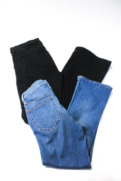 Frame Madewell Womens Demi Boot One Flare Jeans Black Blue Size 2 25 Lot 2