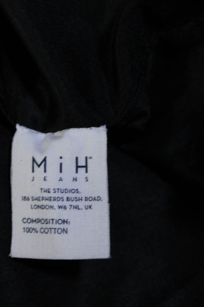 MiH Jeans Womens Cotton Velvet Long Sleeve Vent One Button Blazer Black Size XS