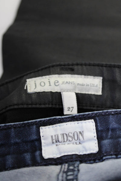 Hudson Joie Womens Blue Dark Wash Mid-Rise Flare Leg Jeans Size 26 27 lot 2
