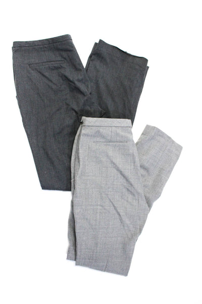 Elie Tahari Womens Pleated Front Straight Leg Dress Trousers Gray Size 6 Lot 2