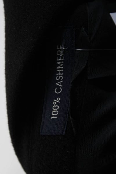 Dillard's Raxquet Club Mens Cashmere Buttoned Long Sleeve Coat Black Size EUR48L