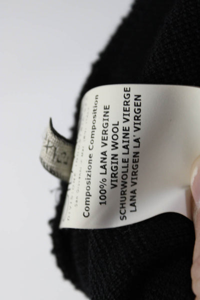Giambattista Valli Womens Sleeveless Square Neck Knit Shift Dress Black IT 40