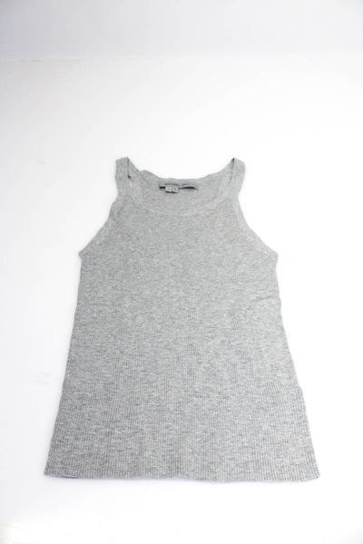 Rocky Barnes X 360 Womens Gray Ribbed Cotton Scoop Neck Tank Top Size S M Lot 2
