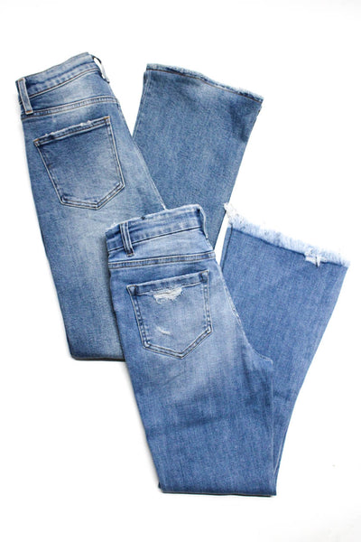 Pistola Mica Womens Light Washed Buttoned Bootcut Jeans Blue Size EUR25 Lot 2