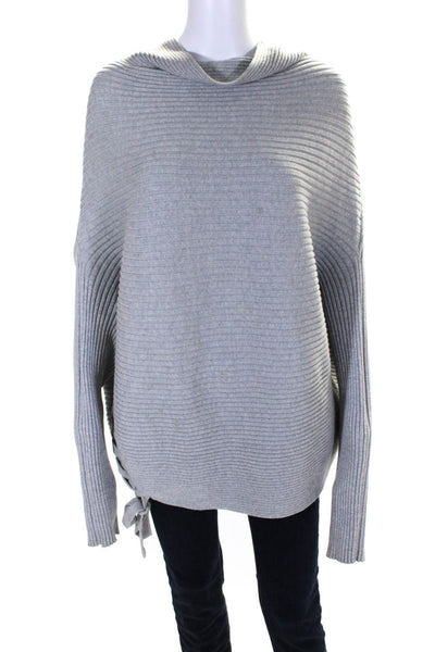 Designers Remix Charlotte Eskilden Womens Gray Cotton Pullover Sweater Top SizeS