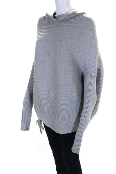 Designers Remix Charlotte Eskilden Womens Gray Cotton Pullover Sweater Top SizeS