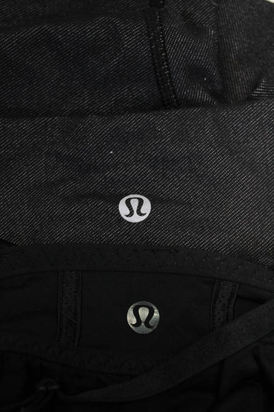 Lululemon Womens Tank Tops Pull On Leggings Black Size 6 10 Lot 2