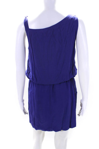 Theory Womens Sleeveless Cowl Neck Jaylyn Rove Dress Blue Size 0