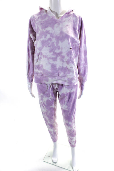 Love Shack Fancy Womens Tie Dye Print Sweat Suit Pink Size One Size/Extra Small