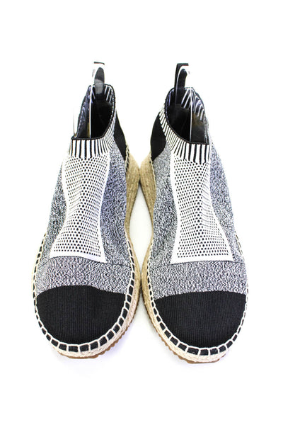 Alexander Wang Womens Espadrille Colorblock Round Toe Shoes Black Size EUR41