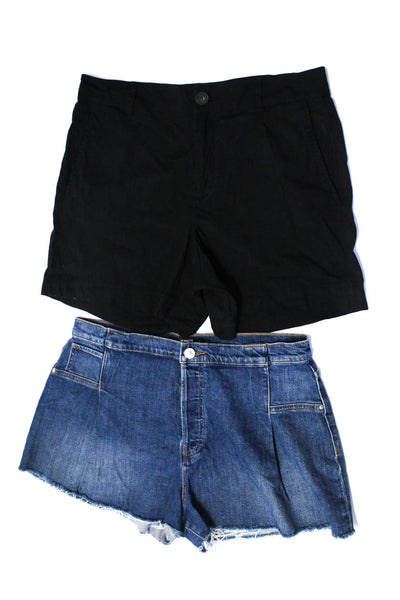 Vince Hudson Womens Denim & Casual Shorts Black Size 12 32 Lot 2