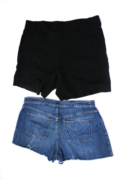 Vince Hudson Womens Denim & Casual Shorts Black Size 12 32 Lot 2