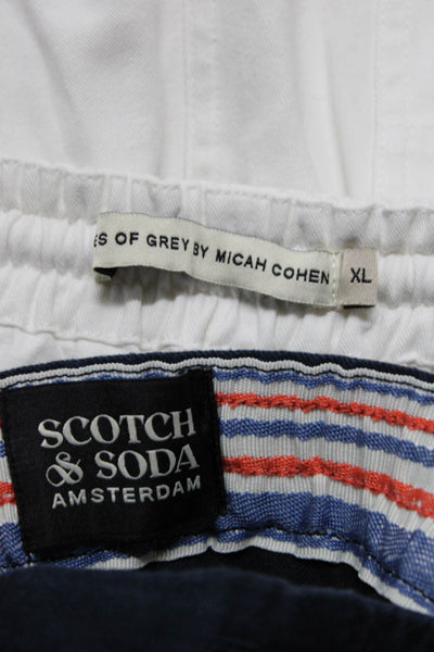 Shades of Grey Scotch & Soda Mens Shorts Pants White Size 34/32 XL Lot 2