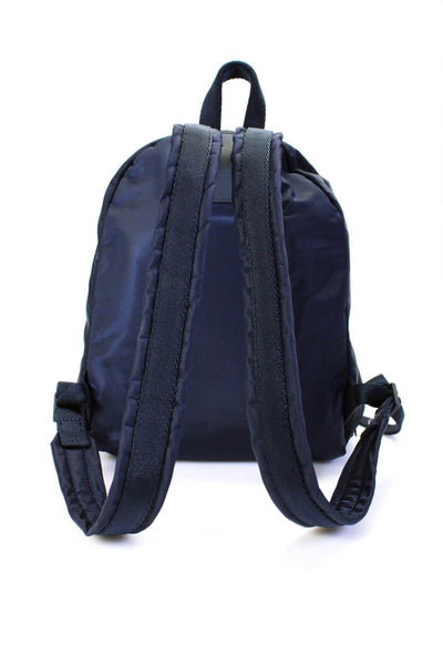Tory Sport Womens Nylon Double Zip Anagram Backpack Navy Size OS