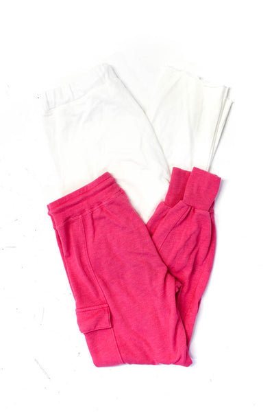 Sundry Leallo Womens Sweatpants Pink White Cotton Size 1 Small Lot 2