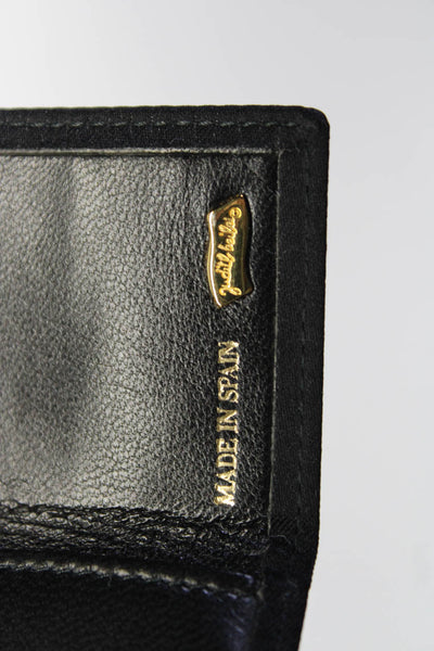 Judith Leiber Womens Mini Envelope Coin Wallet Black