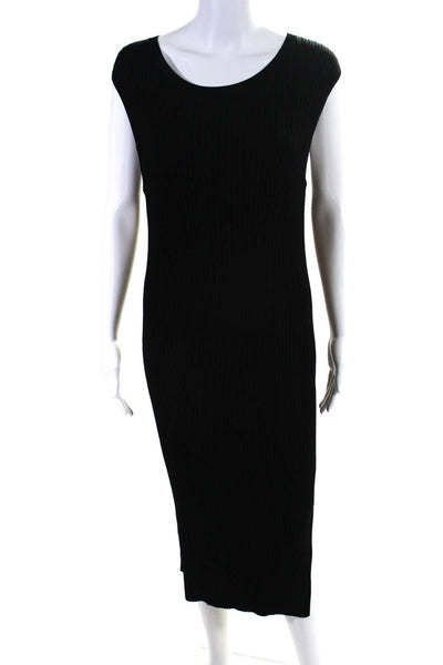 Club Monaco Womens Ribbed Stretch Sleeveless Maxi Dress Black Size S 00 Lot 2