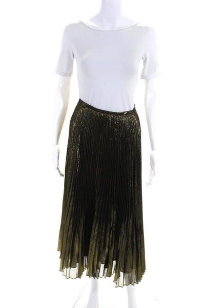 Lauren Ralph Lauren Karen Millen Womens Silk Blend Maxi Skirt Black Size 6P