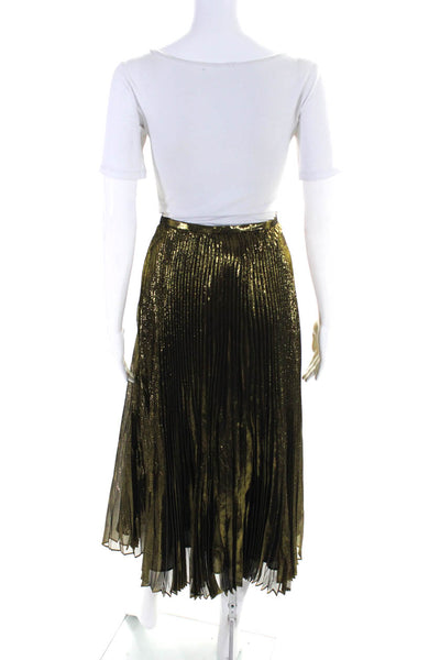 Lauren Ralph Lauren Karen Millen Womens Silk Blend Maxi Skirt Black Size 6P