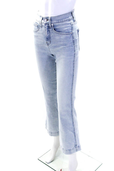 Veronica Beard Womens Cotton Five Pocket Mid-Rise Flare Jeans Blue Size 25