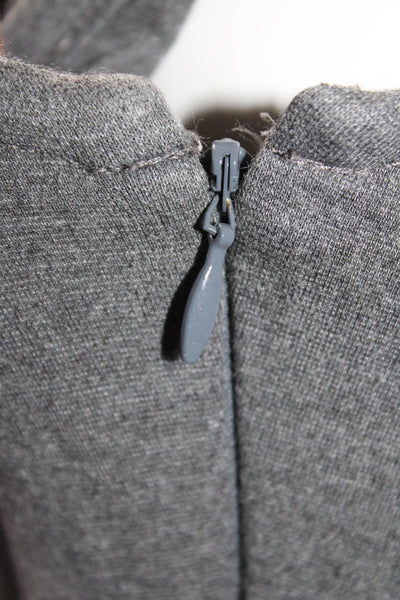 Marc Jacobs Womens Sleeveless Pullover Square Neck Dress Gray Size Medium