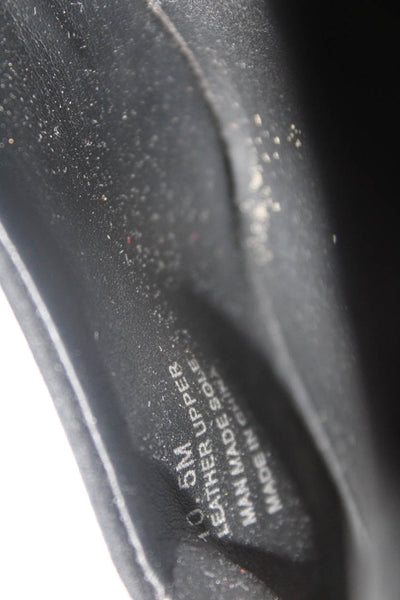 Rebecca Minkoff Womens Slip On Stiletto Heel Leather Black Size 10.5