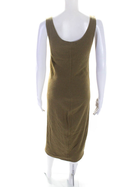 Mikoh Womens Scoop Neck Sleeveless Knit Maxi Sundress Green Size 3