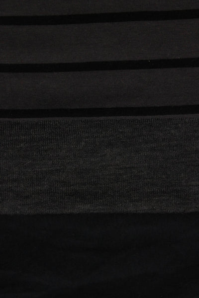 ATM Women's Round Neck Short Sleeves Basic T-Shirt Stripe Size XS Lot 3