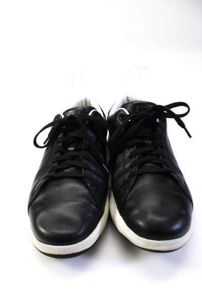 Cole Haan Mens Black Low Top Grandpro Tennis Sneakers Shoes Size 10W