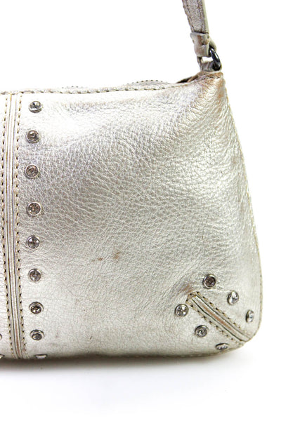 Michael Michael Kors Women's Zip Closure Metallic Pouch Wallet Gold Size S