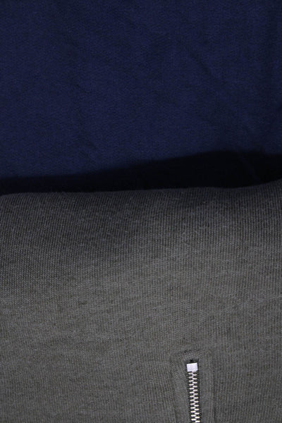Splits59 Women's Round Neck Long Sleeves Pullover Sweatshirt Blue Size XS Lot 2