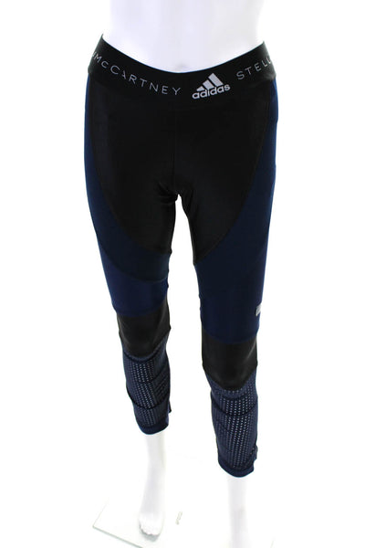 Adidas by Stella McCartney Womens Tapered Leggings Blue Black Size XS