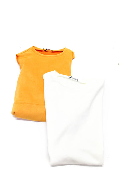 Zara Womens Microfiber Faux Suede Sheath Shift Dress Size Medium Lot 2