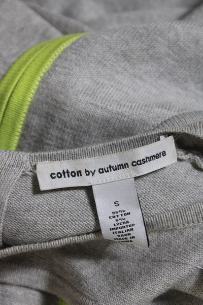 Cotton By Autumn Cashmere Womens Cotton Knit Sleeveless Dress Gray Size S