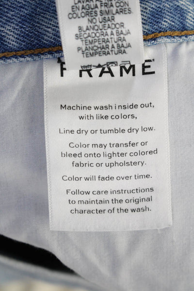 Frame Band Of Outsiders Womens Mini Denim Skirt Canvas Shorts Size 2 25 Lot 2